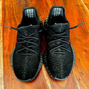 Original Adidas Yeezy Boost 350 V2 Black/ Red (2017/2020) size 4.5